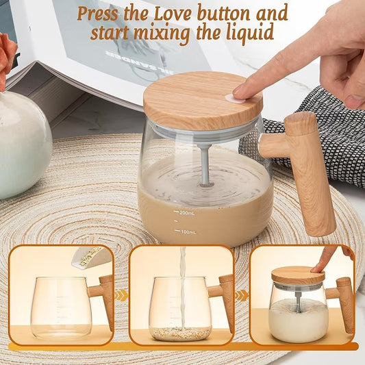Automatic mixing cup