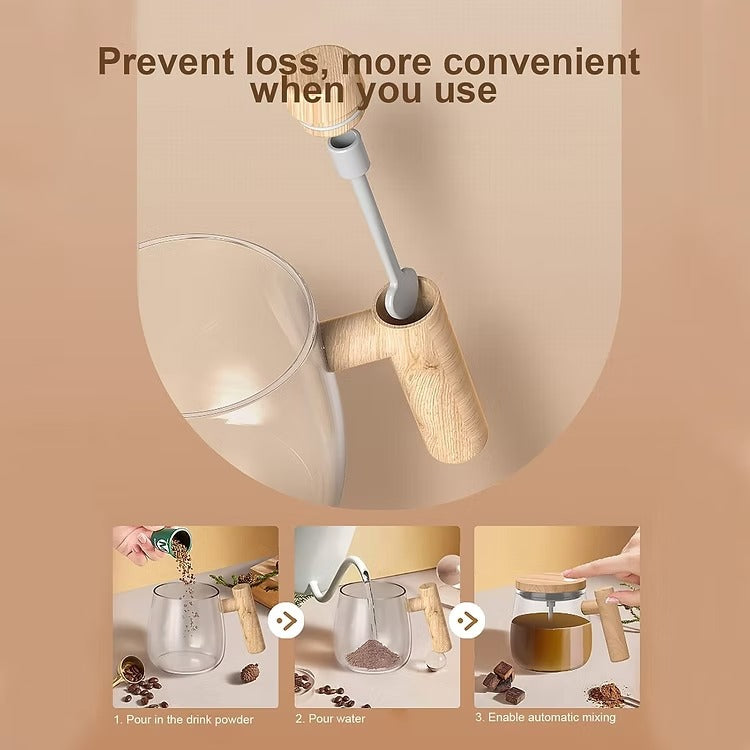 Automatic mixing cup