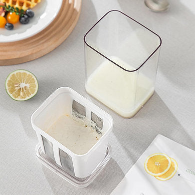 Curd strainer box
